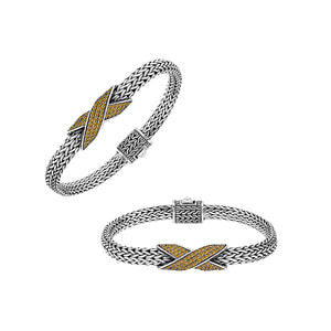 Sterling Silver Citrine Quartz Woven Chain Bracelet – Wholesale Handcrafted Jewelry From Bali