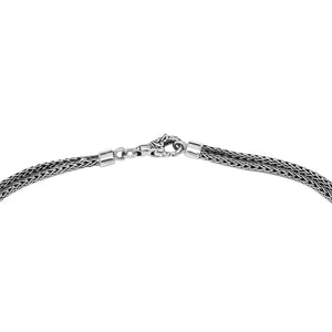Sterling Silver 2.5MM Bali Woven Chain Necklace with Lobster Lock wholesale