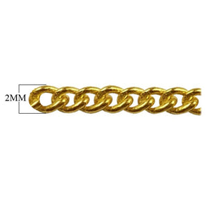 18K Gold Overlay Over Copper beading and extender chain with polished interlinked oval links crafted for wholesale jewelry manufacturing and assembly purposes
