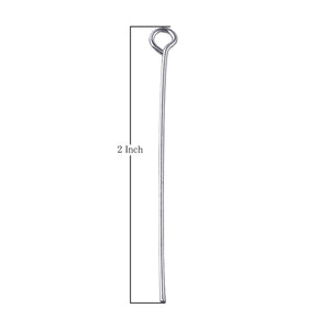 sterling silver eye pin handcrafted in India for wholesale jewelry making