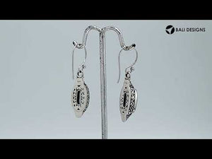 Sterling Silver Blue Topaz Quartz Oval Grace Earrings For Wholesale Collection