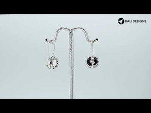 Sterling silver earring with Amethyst Quartz and kidney wire, handcrafted wholesale jewelry from Bali