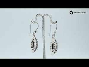 Sterling Silver Lemon Quartz Round Hook Earrings For Wholesale Collection