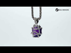 925 Sterling Silver London Blue Topaz Quartz Cross Shape Beaded Edge Pendant For Wholesale