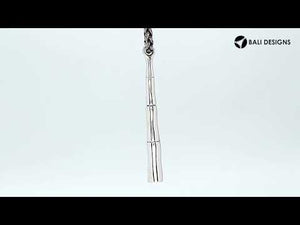 925 Sterling Silver Bamboo Stick Pendant For Wholesale