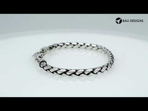 AB-1002-S-5MM-7.5 Sterling Silver Bracelet With Lobster Jewelry Bali Designs Inc