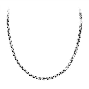 AN-1155-S-16" Bali Hand Crafted Sterling Silver cushion Chain Jewelry Bali Designs Inc