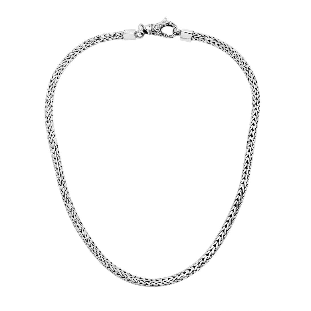 AN-6330-S-6MM-20" Bali Hand Crafted Sterling Silver Chain With Lobster Jewelry Bali Designs Inc 