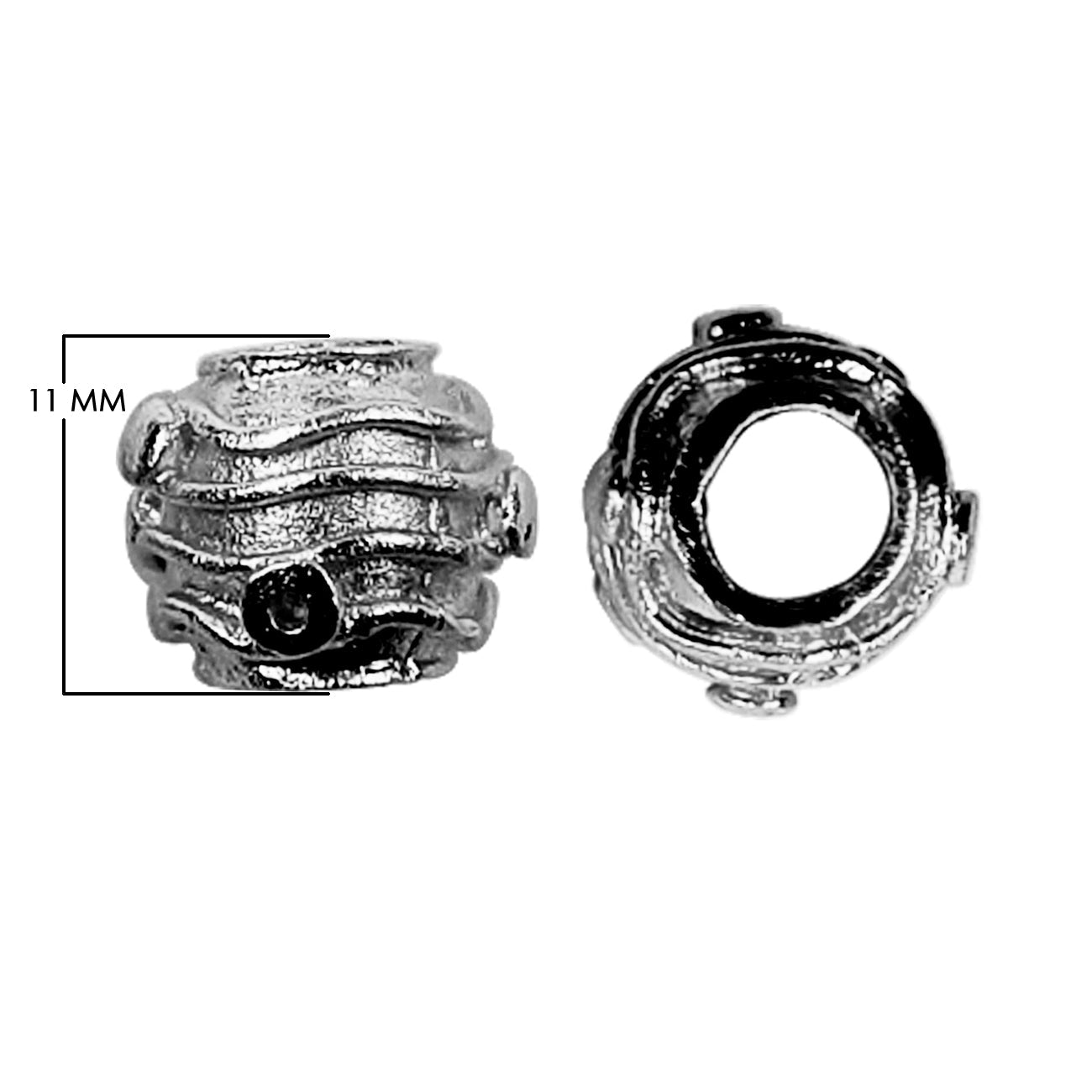 BR-139 Black Rhodium Overlay Bali Bead Beads Bali Designs Inc