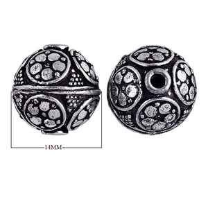 BSF-110 Silver Overlay Bali Bead Beads Bali Designs Inc