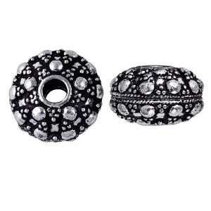 BSF-111 Silver Overlay Bali Bead Beads Bali Designs Inc