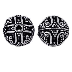 BSF-113 Silver Overlay Bali Bead Beads Bali Designs Inc