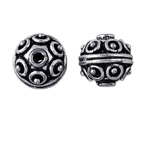BSF-117 Silver Overlay Bali Bead Beads Bali Designs Inc