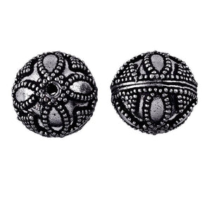 BSF-121 Silver Overlay Bali Bead Beads Bali Designs Inc