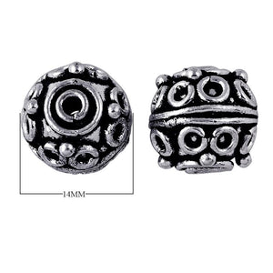 BSF-135 Silver Overlay Bali Bead Beads Bali Designs Inc