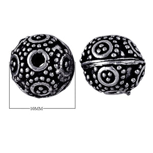 BSF-138 Silver Overlay Bali Bead Beads Bali Designs Inc