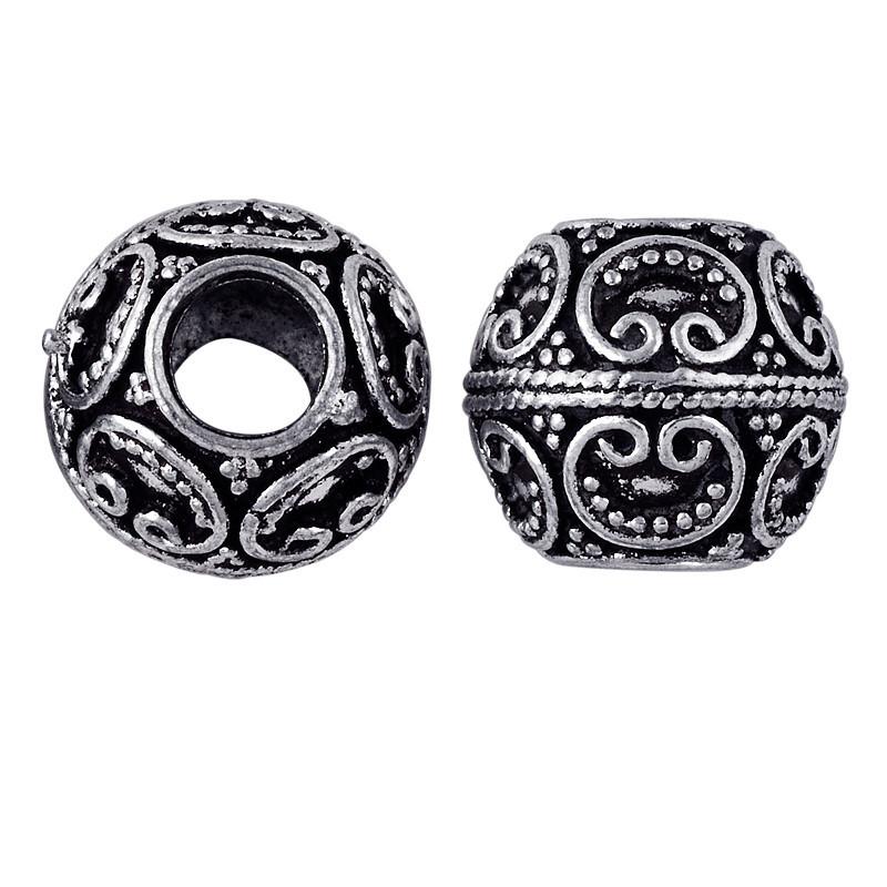 BSF-140 Silver Overlay Bali Bead Beads Bali Designs Inc