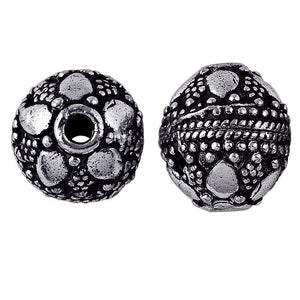 BSF-150 Silver Overlay Bali Bead Beads Bali Designs Inc