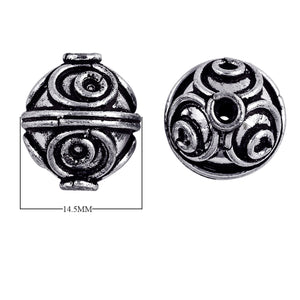 BSF-151 Silver Overlay Bali Bead Beads Bali Designs Inc