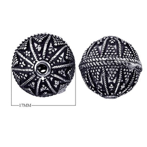 BSF-162 Silver Overlay Bali Bead Beads Bali Designs Inc