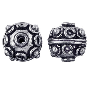 BSF-167 Silver Overlay Bali Bead Beads Bali Designs Inc