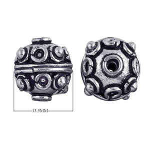 BSF-167 Silver Overlay Bali Bead Beads Bali Designs Inc