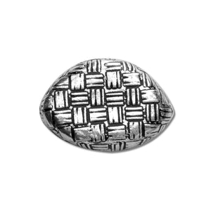BSF-297 Silver Overlay Motif Bead Beads Bali Designs Inc