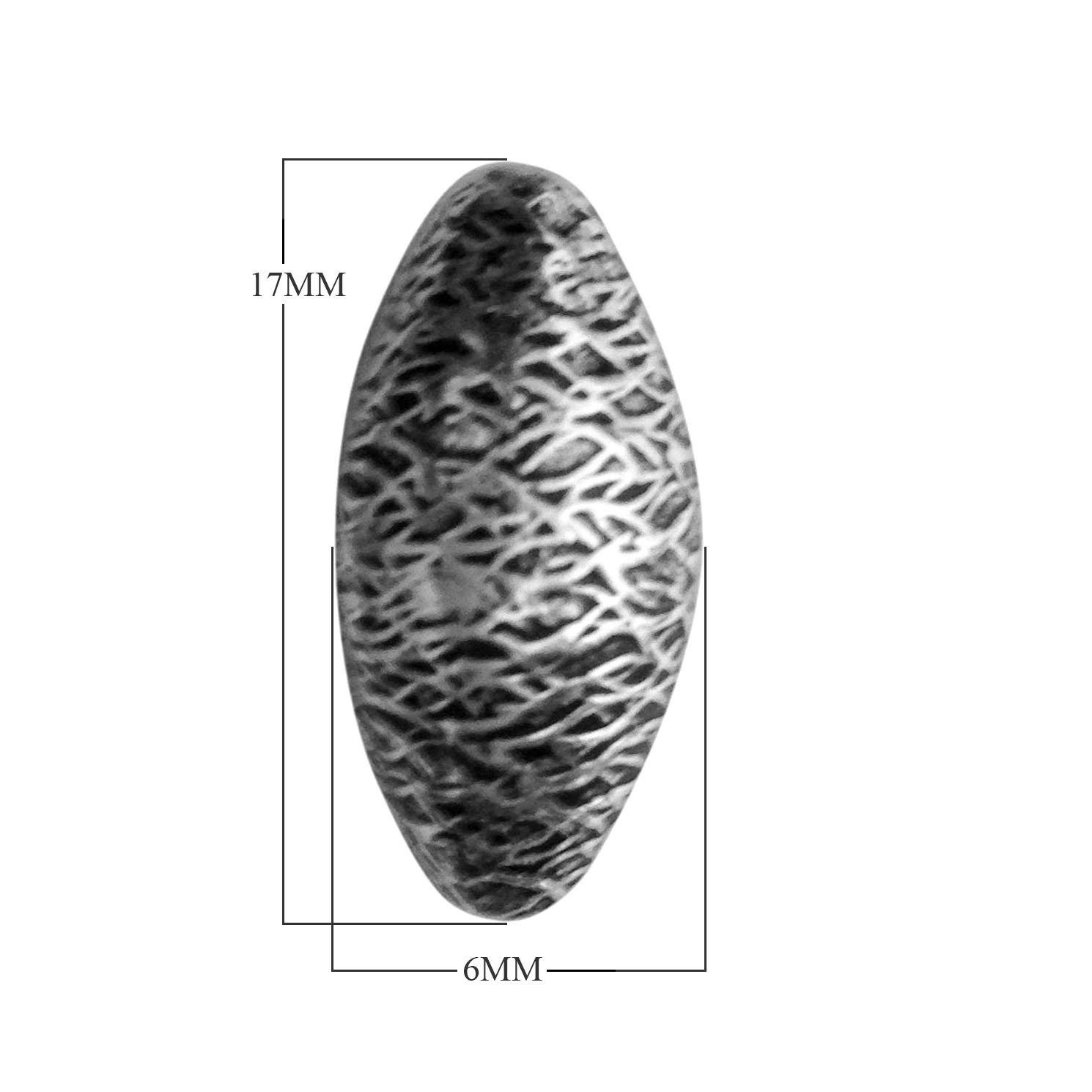 BSF-324 Silver Overlay Motif Bead Beads Bali Designs Inc