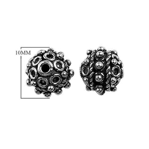 BSF-355 Silver Overlay Bali Bead Beads Bali Designs Inc