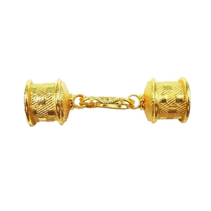 CG-457 18K Gold Overlay End Cap Beads Bali Designs Inc