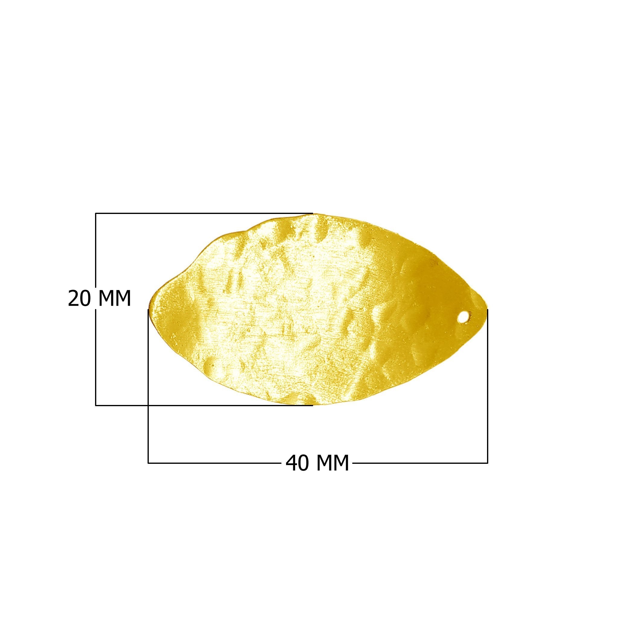 CG-526 18K Gold Overlay Charm Beads Bali Designs Inc