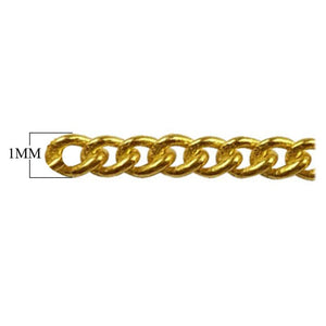 18K Gold Overlay Over Copper beading and extender chain with polished interlinked oval links crafted for wholesale jewelry manufacturing and assembly purposes