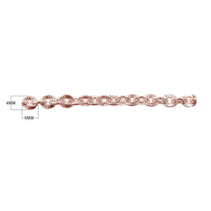 CHRG-307 Rose Gold Overlay Beading & Extender Chain Beads Bali Designs Inc