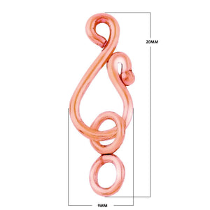 CRG-122 Rose Gold Overlay Hook Beads Bali Designs Inc