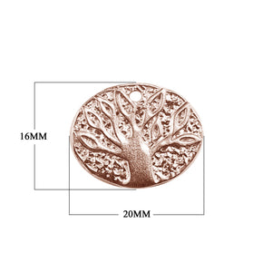 CRG-273 Rose Gold Overlay Charm Beads Bali Designs Inc