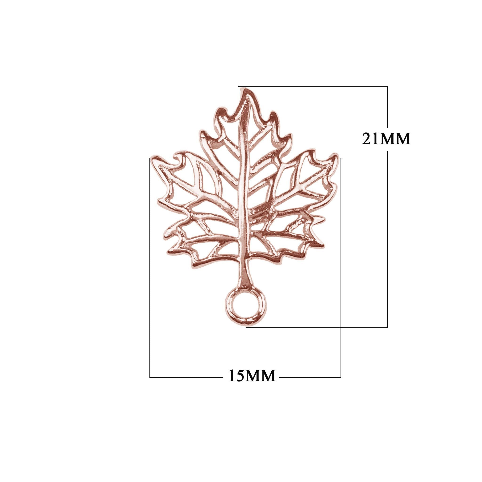 CRG-395 Rose Gold Overlay Charm Beads Bali Designs Inc