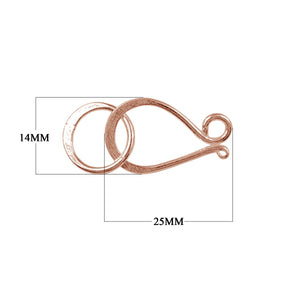 CRG-413 Rose Gold Overlay Hook Beads Bali Designs Inc