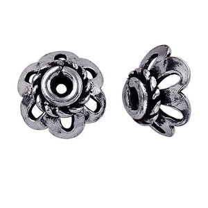 CSF-133 Silver Overlay Bead Cap Beads Bali Designs Inc