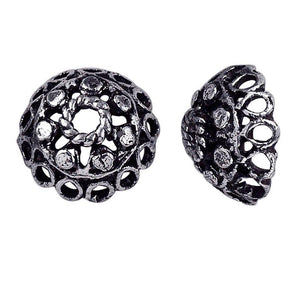 CSF-147 Silver Overlay Bead Cap Beads Bali Designs Inc