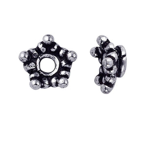 CSF-151 Silver Overlay Bead Cap Beads Bali Designs Inc