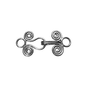 CSF-200 Silver Overlay Hook Beads Bali Designs Inc