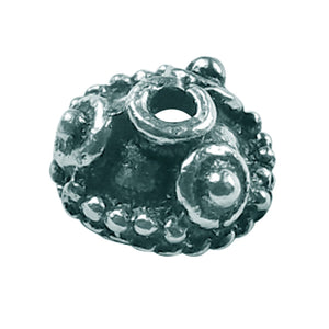 CSF-238 Silver Overlay Bead Cap Beads Bali Designs Inc