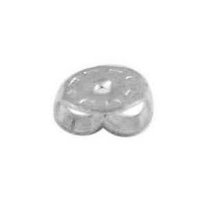 Silver Overlay Earring Stopper handcrafted in India for wholesale jewelry findings