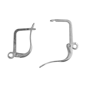 Silver Overlay Leverback Earwire handcrafted in India for wholesale jewelry making