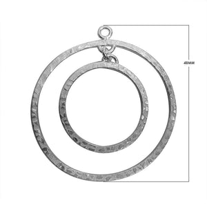 Bulk Silver Overlay Over copper chandelier earring findings in various geometric shapes with multiple attachment loops for professional jewelry manufacturing.