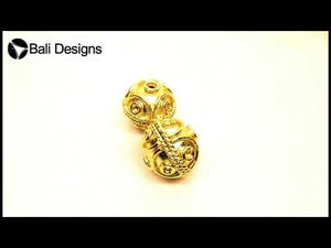 Wholesale 18K gold overlay over copper round filigree beads handcrafted in India