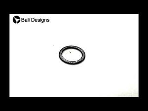 Black Rhodium Overlay Over Copper round ring finding handcrafted jewelry component wholesale India