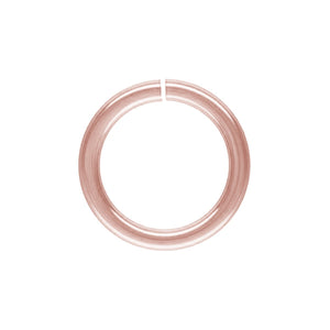 JORG-100-4MM Rose Gold Overlay Open Jump Ring Beads Bali Designs Inc
