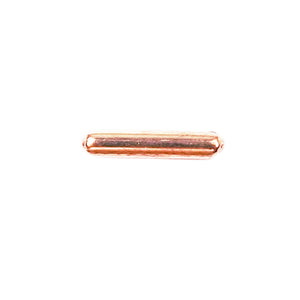 PRG-119-12X4MM Rose Gold Overlay Tube Beads Bali Designs Inc