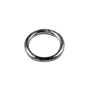 Black Rhodium Overlay Over Copper smooth oval ring connector handcrafted jewelry component wholesale India